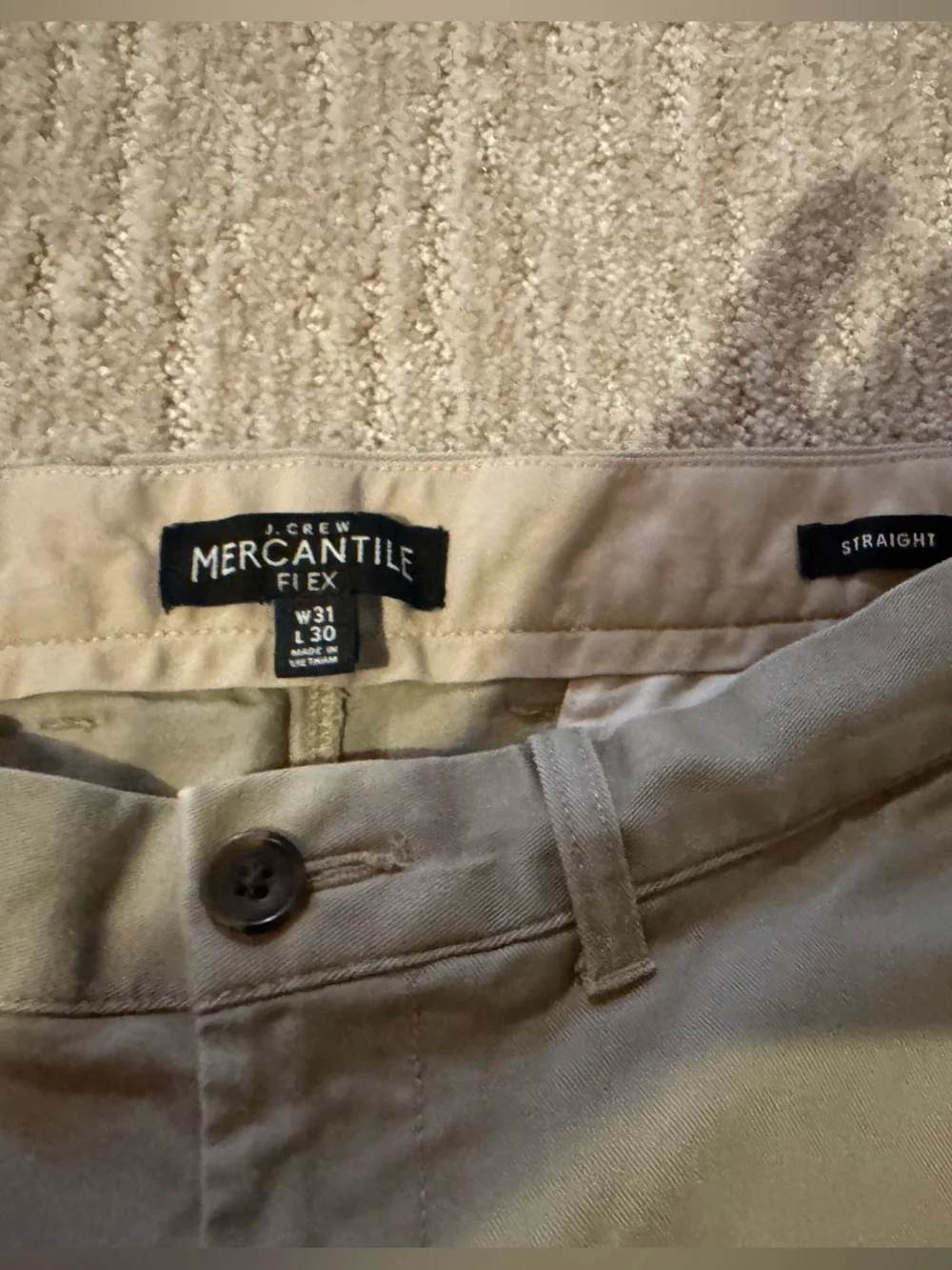 J Crew Mercantile Flex Chinos Straight 31/30
